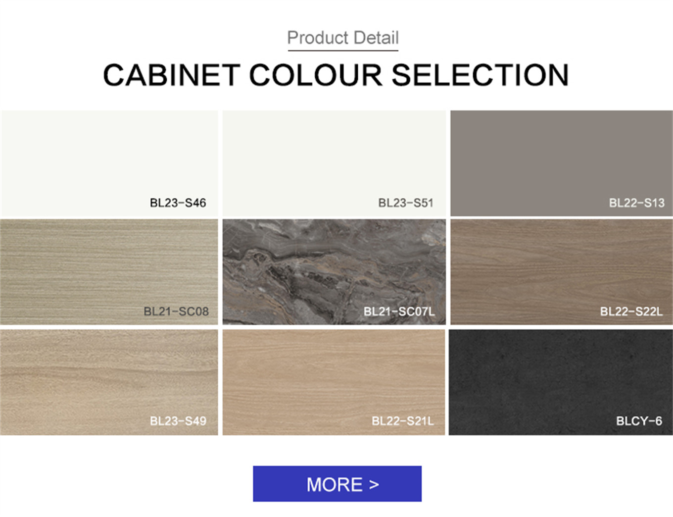 melamine finish cabinets colors
