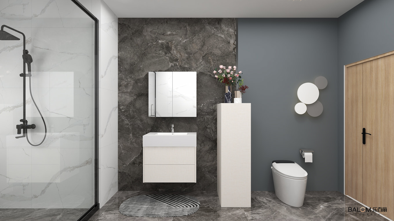 Smart modern bathroom cabinets