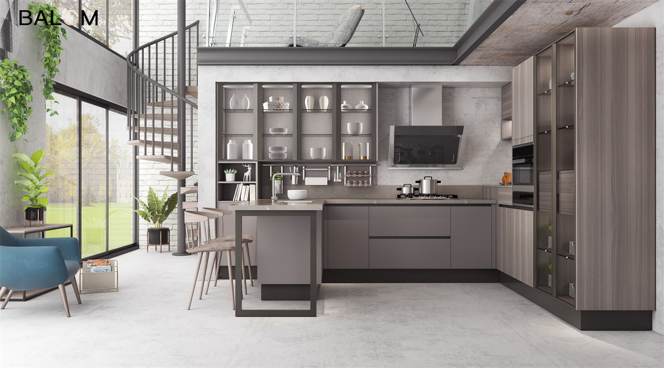 Glass Door Kitchen Cabinets
