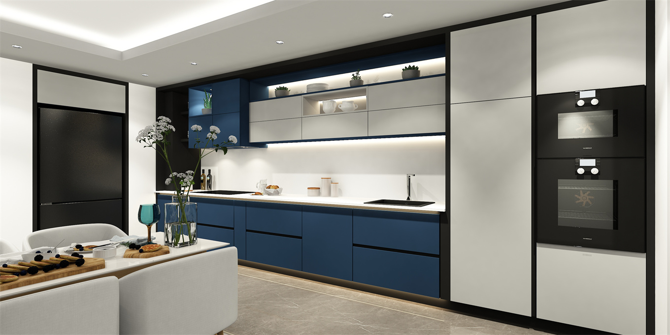 modern kitchen cabinet